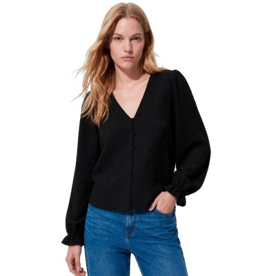 дамски,блузи,pieces,tiffany,long,sleeve,blouse,black,(black)