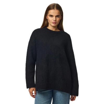 блуза,мъжки,пуловери,дамски,пуловери,pieces,tina,sweater,black,(black)