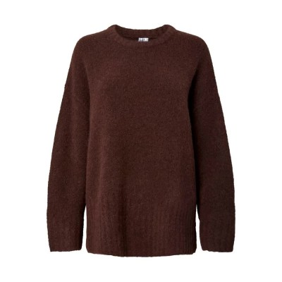 блуза,мъжки,пуловери,дамски,пуловери,pieces,tina,sweater,brown,(hot,fudge,melange)