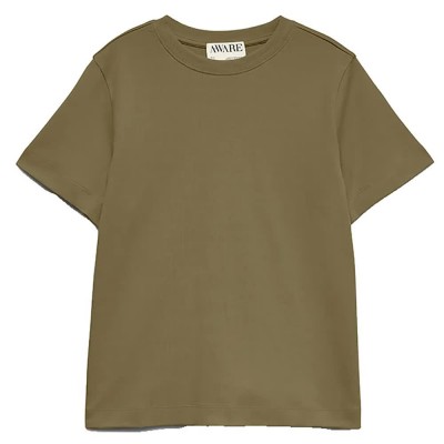 тениска,мъжки,тениски,дамски,тениски,vero,moda,naima,short,sleeve,t,shirt,brown,(martini,olive)