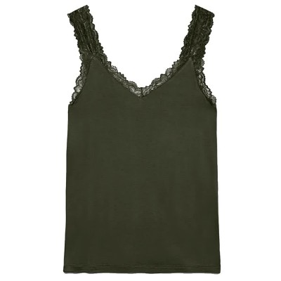 тениска,мъжки,тениски,дамски,тениски,vero,moda,rosa,jrs,sleeveless,t,shirt,green,(forest,night)