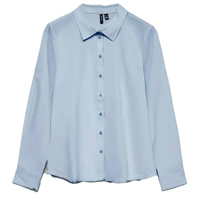 риза,с,дълъг,ръкав,дамски,ризи,мъжки,ризи,vero,moda,sophie,long,sleeve,shirt,blue,(light,blue)