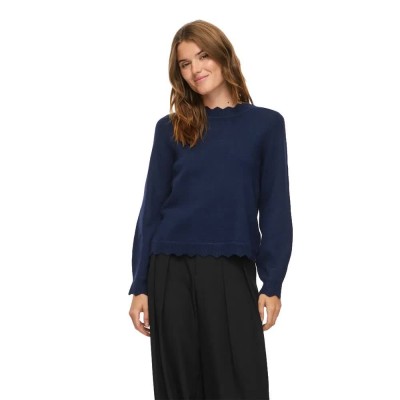 сако,мъжки,пуловери,дамски,пуловери,vila,nikolina,sweater,blue,(navy,blazer,melange)