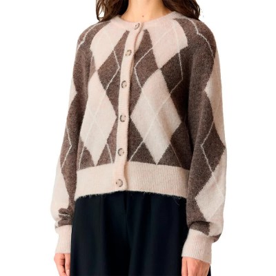жилетка,мъжки,пуловери,дамски,пуловери,yas,johi,wool,blend,cardigan,beige,brown,(oatmeal,taupe,grey,pristine,harlequin)