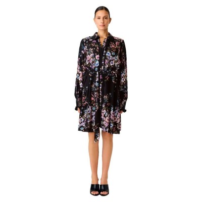 рокля,дамски,поли,и,рокли,yas,tilera,long,sleeve,short,dress,black,(black,tilly)