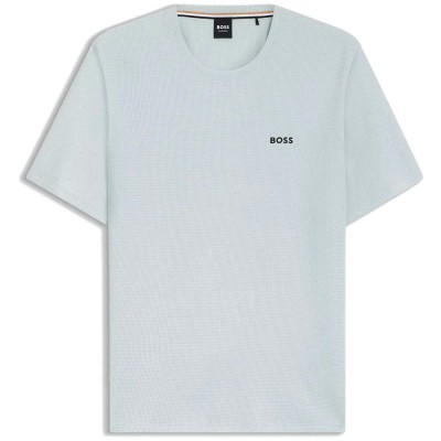 тениска,мъжки,пижами,boss,waffle,10269584,short,sleeve,pyjama,t,shirt,blue,(open,blue)