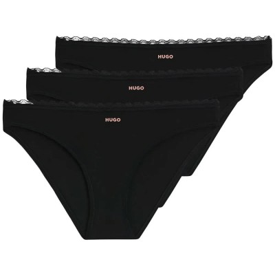 дамско,бельо,дамски,бикини,и,танкини,hugo,50566738,panties,3,units,black,(black)
