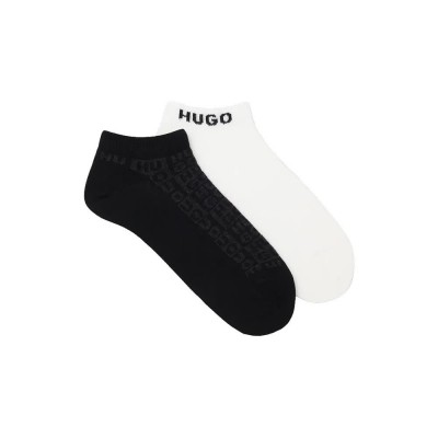 чорапи,мъжки,чорапи,дамски,чорапи,hugo,aaron,10276017,socks,2,pairs,multicolor,(black)