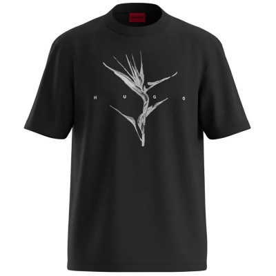 тениска,мъжки,тениски,дамски,тениски,hugo,darise,10268404,short,sleeve,t,shirt,black,(black,001)