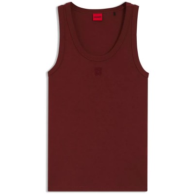 тениска,мъжки,тениски,дамски,тениски,hugo,datamia,10258222,sleeveless,t,shirt,red,(brown,overflow)
