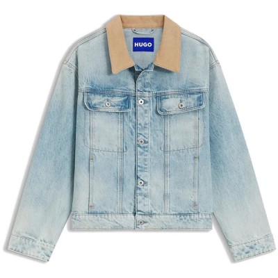 яке,мъжки,якета,дамски,якета,и,палта,hugo,erlo,10281198,jacket,blue,(light,pastel,blue)