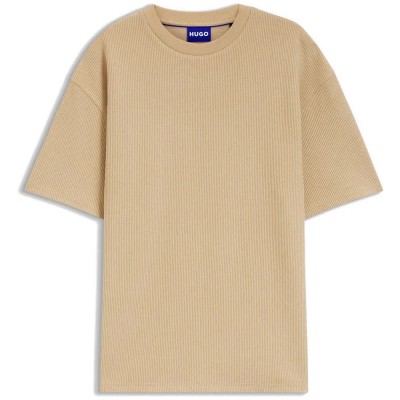 тениска,мъжки,тениски,дамски,тениски,hugo,nuwaffle,10268873,blue,short,sleeve,t,shirt,beige,(medium,beige)