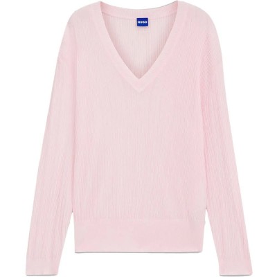 блуза,мъжки,пуловери,дамски,пуловери,hugo,slumye,10280261,sweater,pink,(light,pastel,pink)