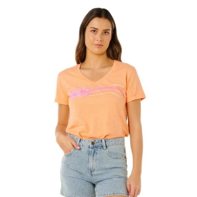 тениска,мъжки,тениски,дамски,тениски,rip,curl,molokaï,v,prnted,short,sleeve,t,shirt,orange,(salmon)