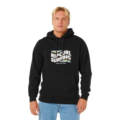 суичър,мъжки,пуловери,rip,curl,streamline,hood,hoodie,black,(black)