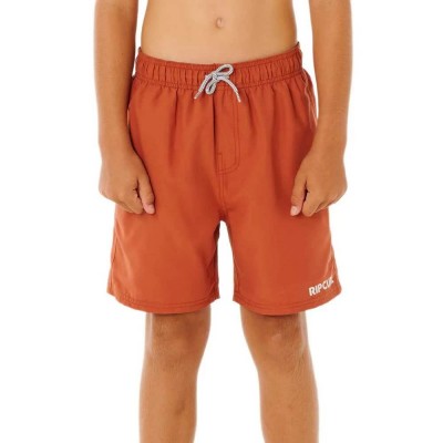 бански,гащета,детски,бански,костюми,rip,curl,streamline,offset,volley,swimming,shorts,orange,(baked,clay)