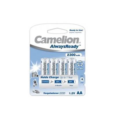 батерии,camelion,alwaysready,2300mah,alkaline,battery,4,units,clear,(silver,green)