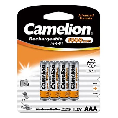 батерии,camelion,ni,mh,aaa,1000mah,alkaline,battery,clear,(silver,green)