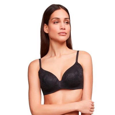 дамско,бельо,дамски,бикини,и,танкини,gisela,back,reducing,silicone,wire,bra,black,(black)