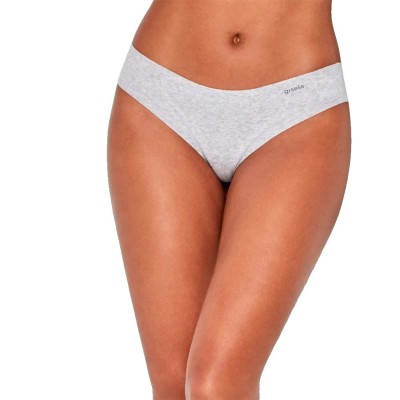 дамско,бельо,дамски,бикини,и,танкини,gisela,brazilian,eco,cotton,fabric,panties,white,(heather,grey)