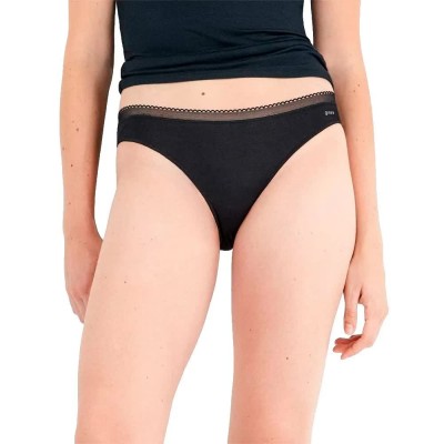 дамско,бельо,дамски,бикини,и,танкини,gisela,extra,flat,modal,lenzing,panties,black,(black)