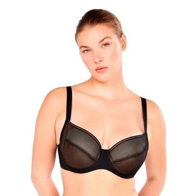 дамско,бельо,дамски,бикини,и,танкини,gisela,full,coverage,non,padded,bra,black,(black)