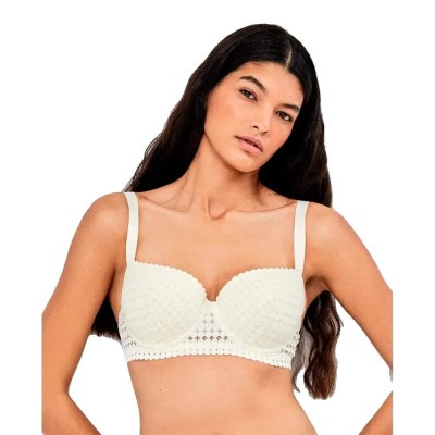 дамско,бельо,дамски,бикини,и,танкини,gisela,geometric,lace,capacity,bra,beige,(ivory)