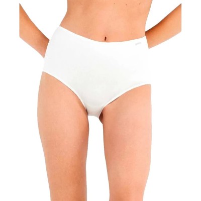 дамско,бельо,дамски,бикини,и,танкини,gisela,high,waist,organic,cotton,panties,white,(white)