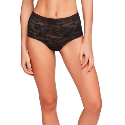 дамско,бельо,дамски,бикини,и,танкини,gisela,high,waist,wrapping,laser,cut,panties,black,(black)