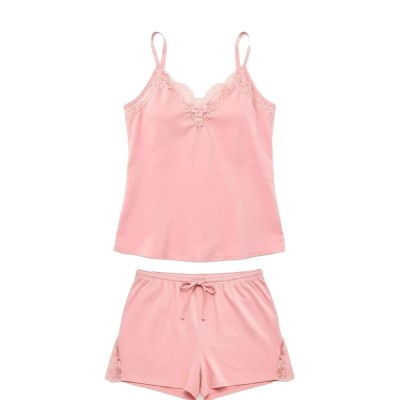 пижама,дамски,пижами,gisela,lace,details,sleeveless,pyjama,pink,(pink)