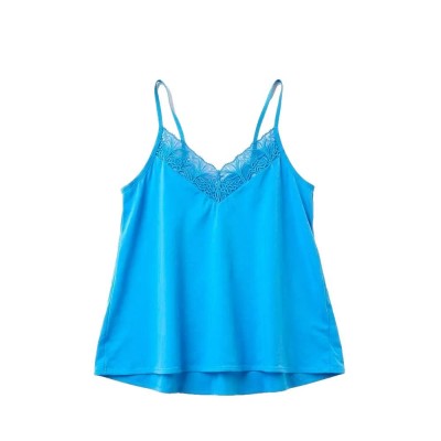 дамско,бельо,дамски,бикини,и,танкини,gisela,lace,sleeveless,base,layer,blue,(blue)