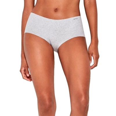 дамско,бельо,дамски,бикини,и,танкини,gisela,midi,eco,cotton,fabric,panties,white,(heather,grey)