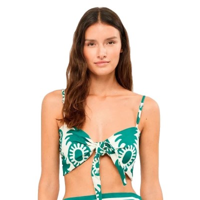 потник,дамски,топове,gisela,pineapple,print,crop,sleeveless,top,green,(printed)