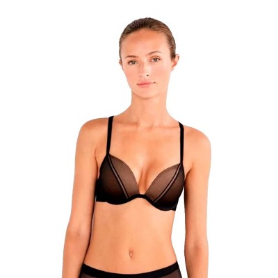 дамско,бельо,дамски,бикини,и,танкини,gisela,push,up,+2,bra,black,(black)