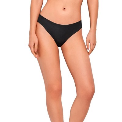 дамско,бельо,дамски,бикини,и,танкини,gisela,seamless,thong,black,(black)