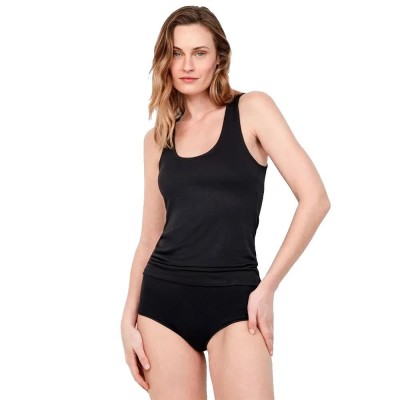 тениска,мъжки,тениски,дамски,тениски,gisela,thermal,sleeveless,t,shirt,black,(black)