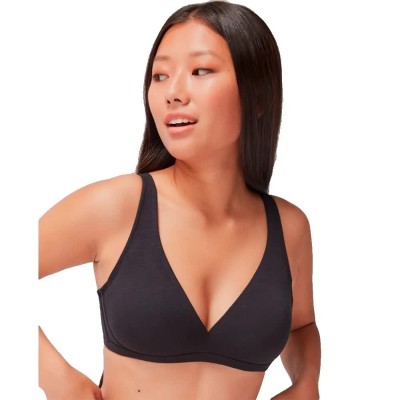 дамско,бельо,дамски,бикини,и,танкини,gisela,triangle,without,underwire&removable,foam,bra,black,(black)