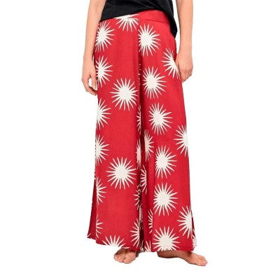 панталони,мъжки,панталони,дамски,панталони,gisela,wide,leg,sunshine,print,in&out,pants,red,(printed)