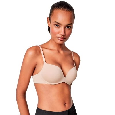сутиен,дамско,бельо,дамски,бикини,и,танкини,gisela,wireless,push,up,bra,beige,(nude)