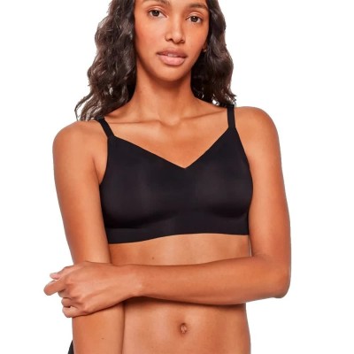 дамско,бельо,дамски,бикини,и,танкини,gisela,wireless,top,removable,foam,bra,black,(black)