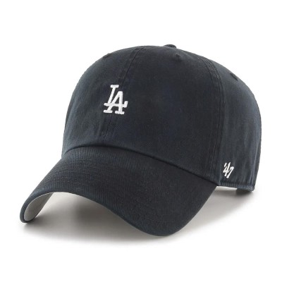шапка,всички,шапки,47,mlb,los,angeles,dodgers,base,runner,cap,black,(black)