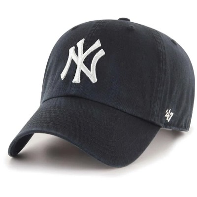 шапка,всички,шапки,47,mlb,new,york,yankees,clean,up,cap,black,(black)