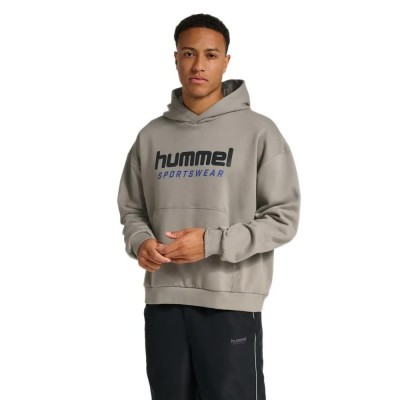 блуза,мъжки,пуловери,дамски,пуловери,hummel,boxy,logo,sweatshirt,grey,(anthracite)