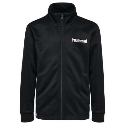 блуза,детски,блузи,hummel,chevron,full,zip,sweatshirt,black,(black)