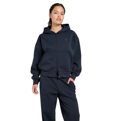 суичър,дамски,блузи,hummel,defender,hoodie,blue,(ebony)