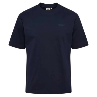 тениска,мъжки,тениски,дамски,тениски,hummel,keeper,logo,short,sleeve,t,shirt,blue,(night,sky)