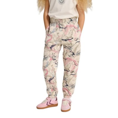 анцуг,детски,анцузи,hummel,loose,aop,adjust,waist,tracksuit,pants,white,(drizzle)