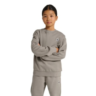 блуза,детски,блузи,hummel,loose,crewneck,bee,sweatshirt,grey,(anthracite)