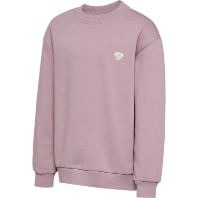 блуза,детски,блузи,hummel,loose,crewneck,bee,sweatshirt,purple,(chive)