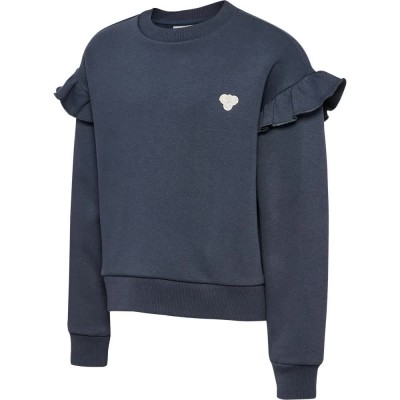 блуза,детски,блузи,hummel,loose,flair,bee,sweatshirt,blue,(ombre,blue)